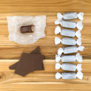 Chocolate Peppermint Caramels